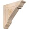 Ekena Millwork Traditional Traditional Smooth Bracket, Douglas Fir, 3 1/2"W x 14"D x 14"H BKT04X14X14TRA01SDF - alternate 1